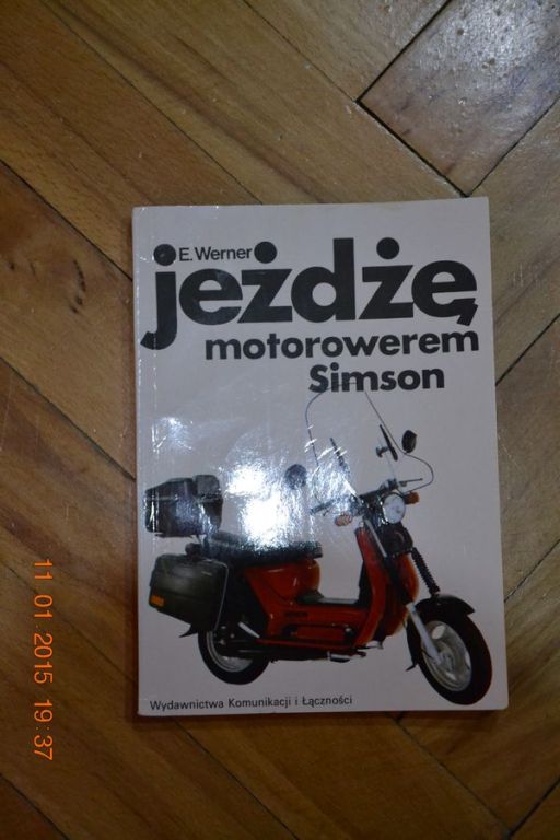 Książka Jeżdżę motorowerem SIMSON E. Werner