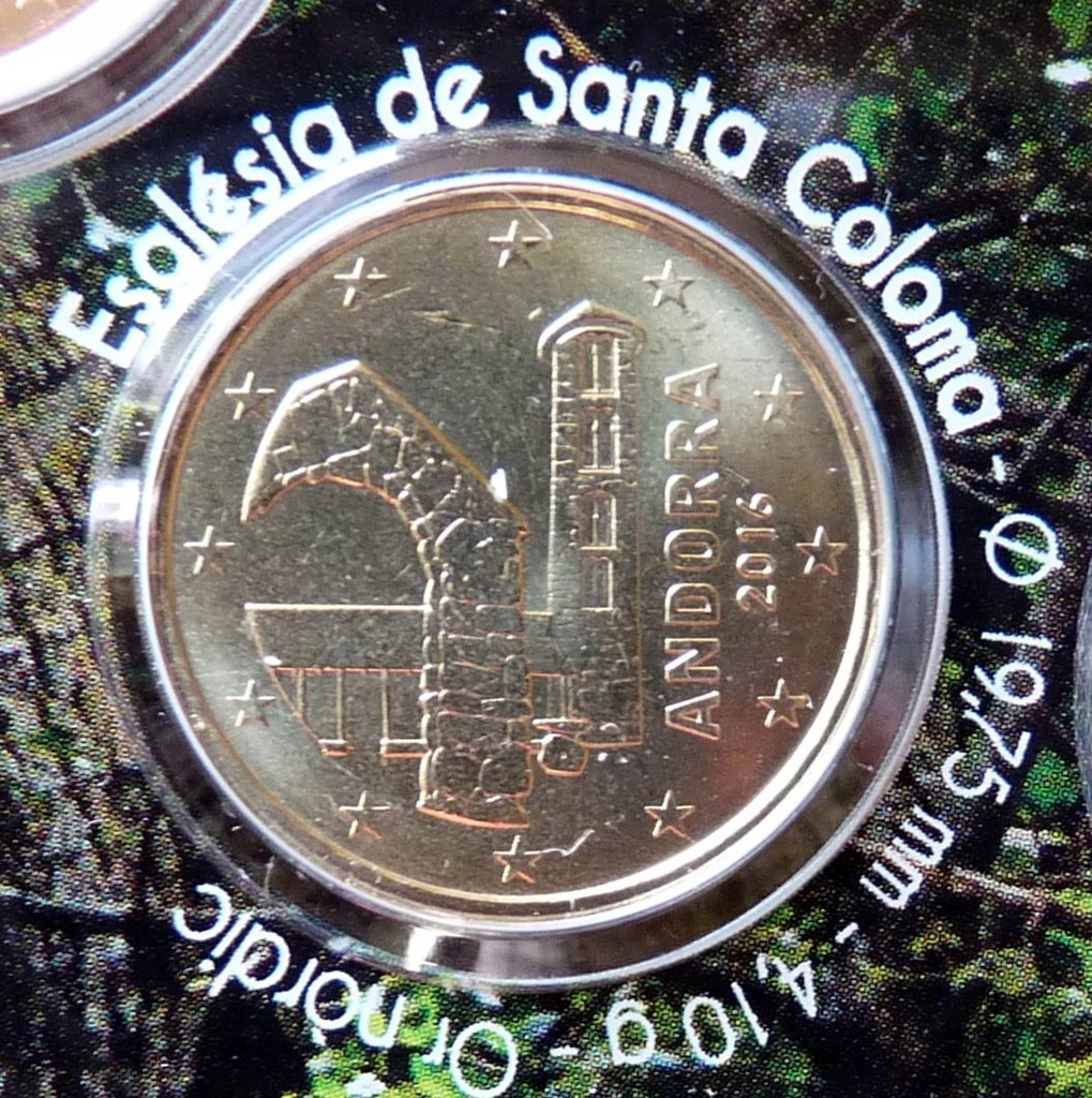 ANDORA 2016 10 CENTÓW UNC