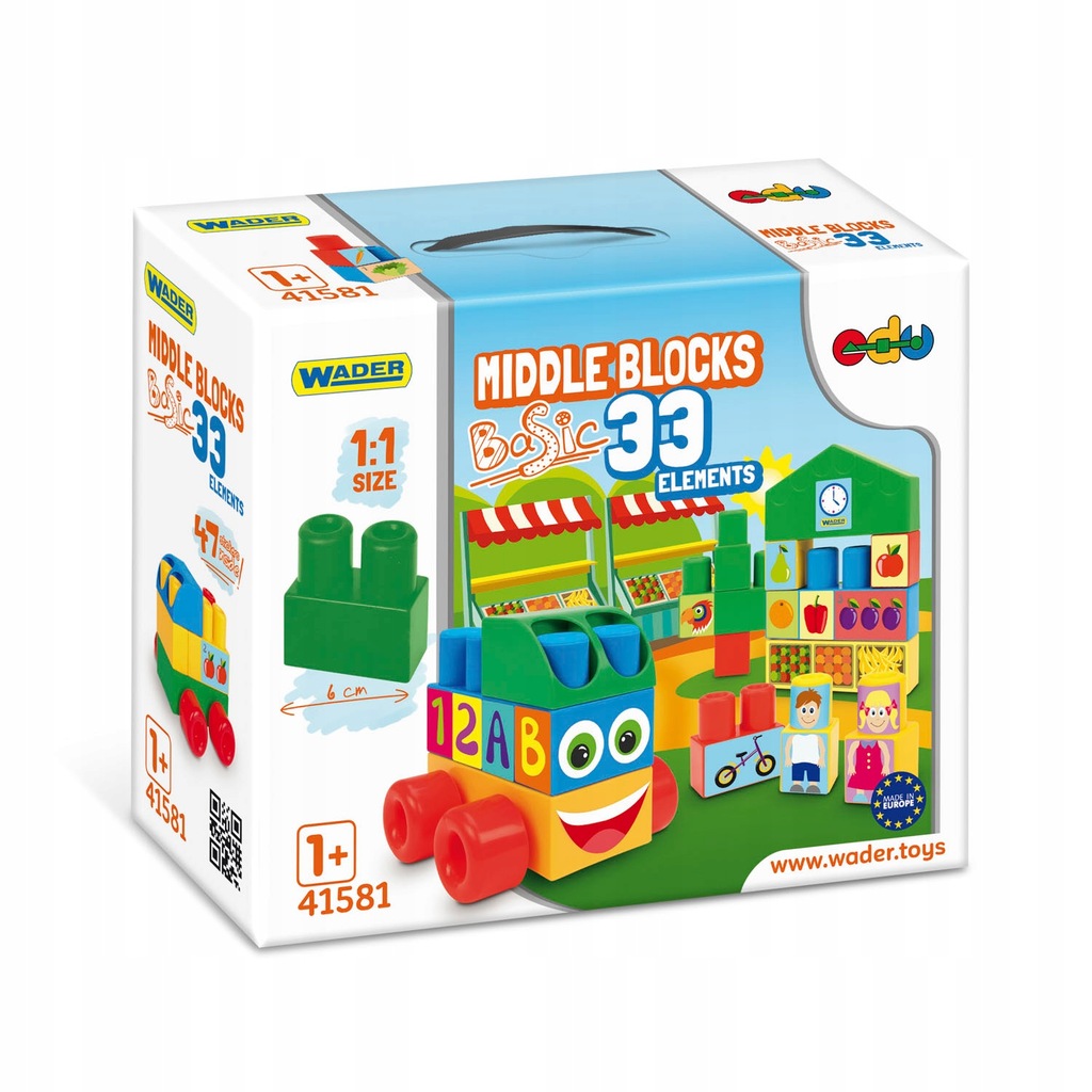 WADER Middle Blocks klocki dla dzieci 41581