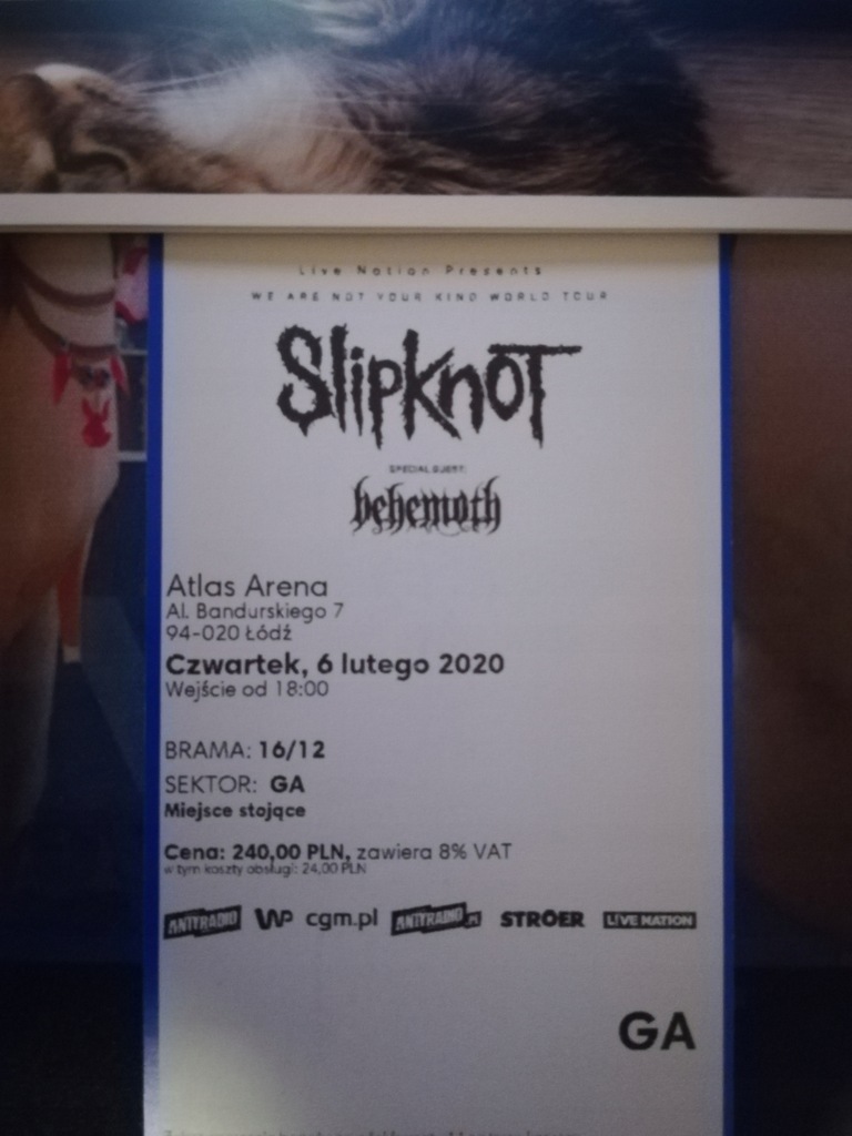 Bilet Slipknot