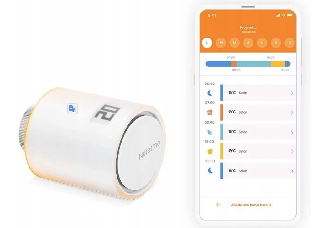 NETATMO GŁOWICA TERMOSTATYCZNA NAV-ES