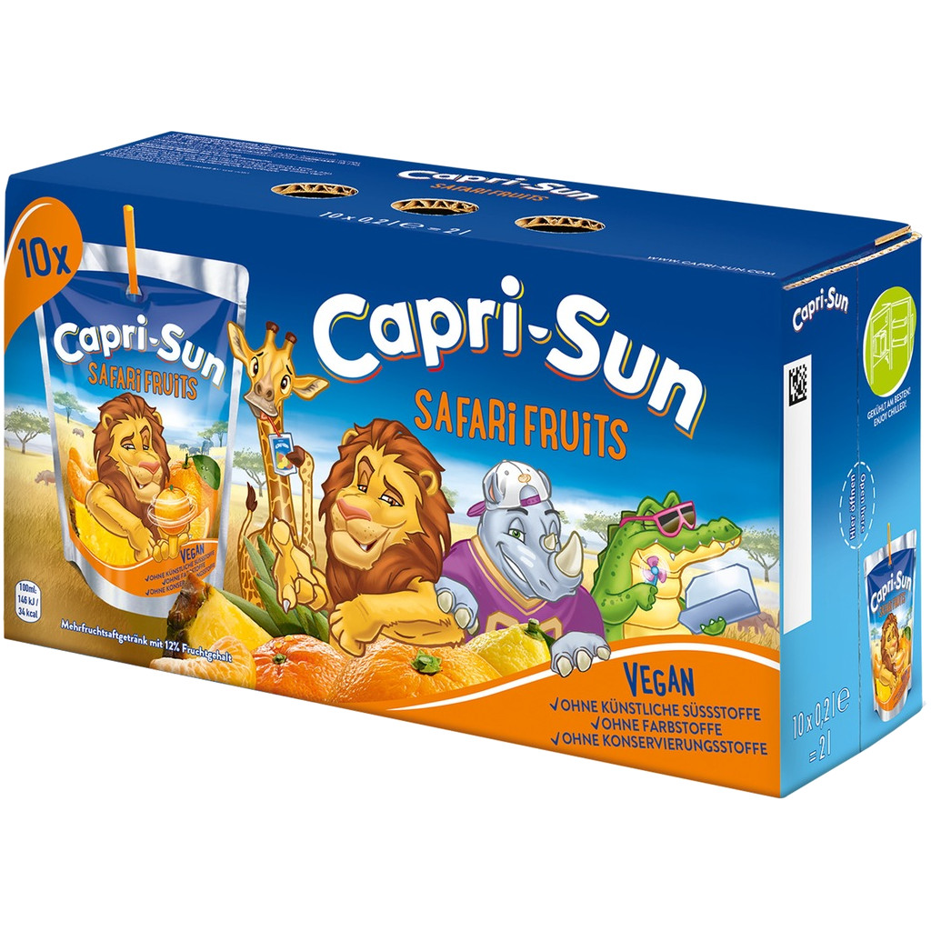 Sok CAPRI SUN Safari Fruits 10x0,2 l