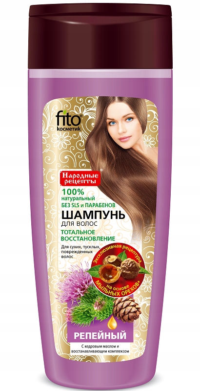 Купить Фитокосметик репейный шампунь: отзывы, фото, характеристики в интерне-магазине Aredi.ru