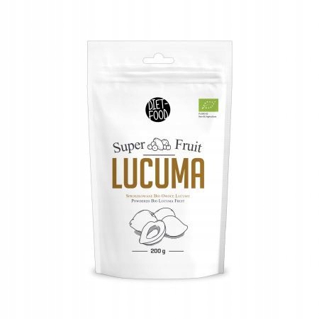 DIET-FOOD Sproszkowane owoce lucumy 200 g Bio