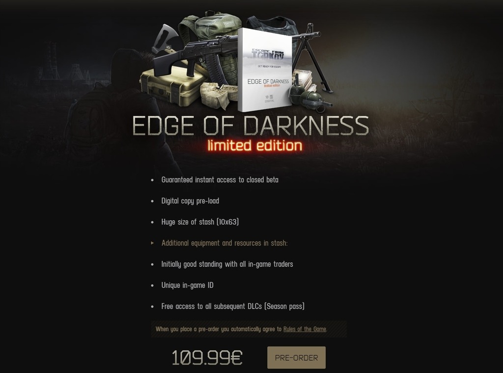 Escape from Tarkov - Edge of Darkness Edition - 7857606865 - oficjalne ...