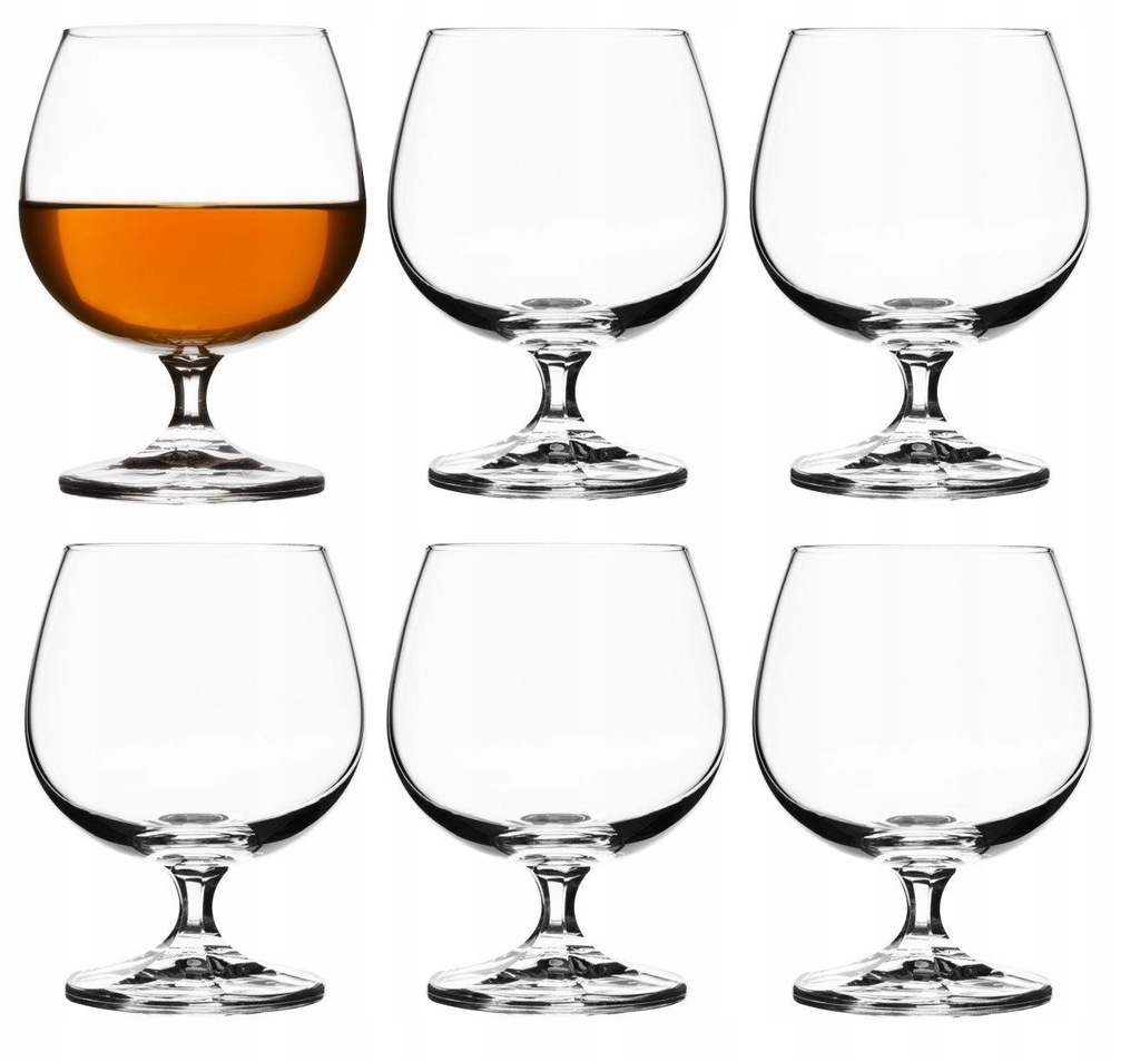 KIELISZKI DO KONIAKU BRANDY PORTO 250ML BOHEMIA