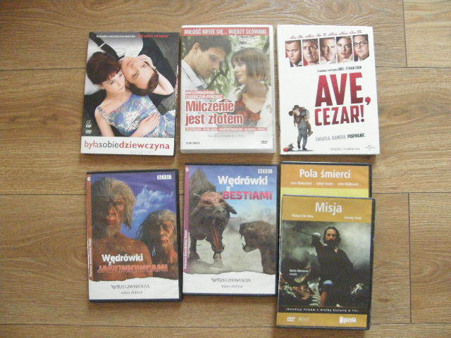 zestaw filmów , płyty dvd ,