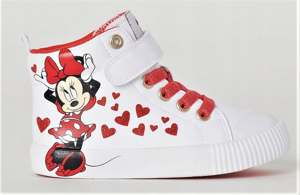 H&M BIAŁE z myszką MINNIE TRAMPKI r.33