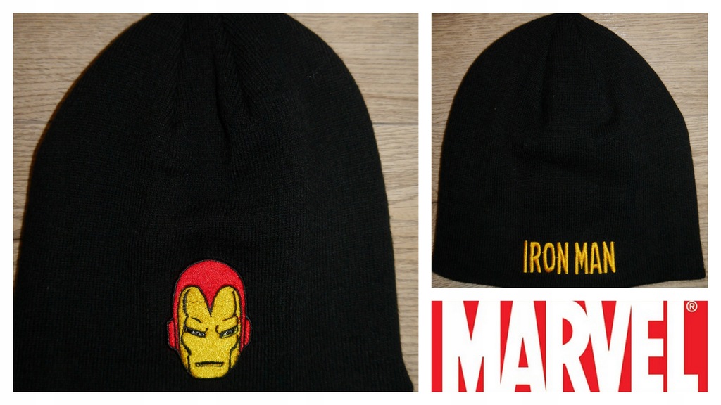 MARVEL NOWA CZAPKA ZIMOWA IRON MAN One Size