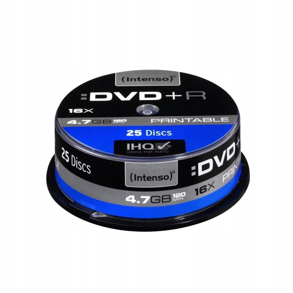 Intenso DVD+R 16x 4,7GB Printable (25 Cake)
