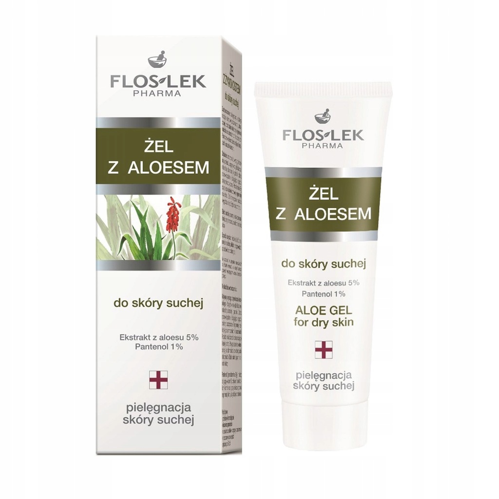 Żel z aloesem do skóry suchej FLOSLEK 50 ML 0304