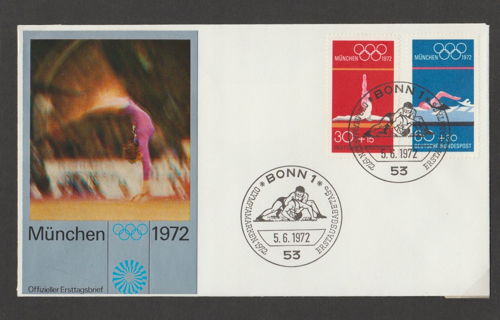 FDC - XX Olimpiada MONACHIUM -1972 r