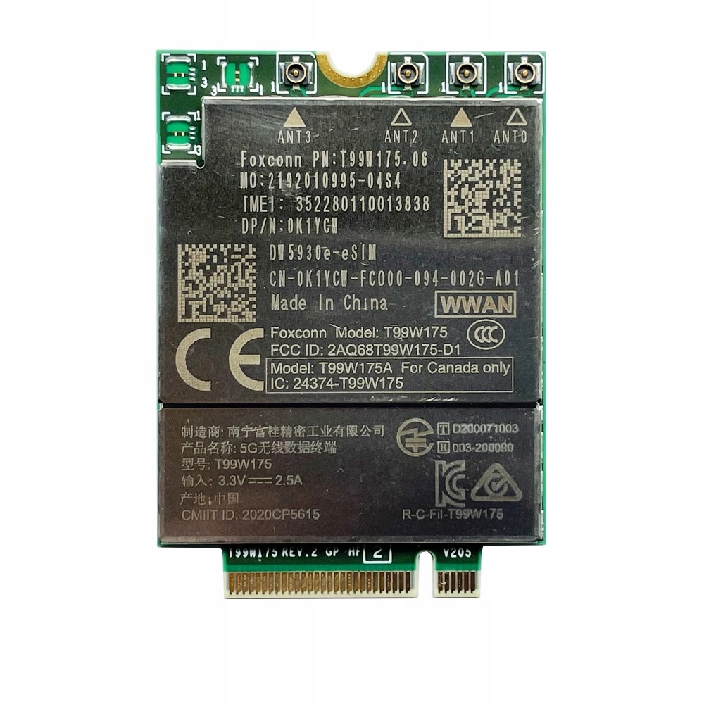 KARTA SIECIOWA 5G LTE DW5930E T99W175 DELL