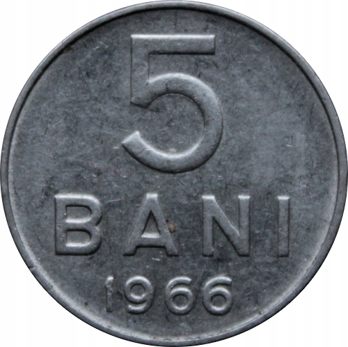 5 bani 1966 Rumunia st.III+