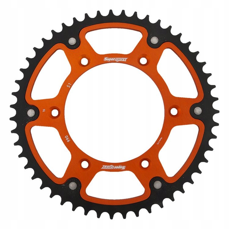Zębatka tylna 51 Supersprox RST 990 KTM pomarańcz