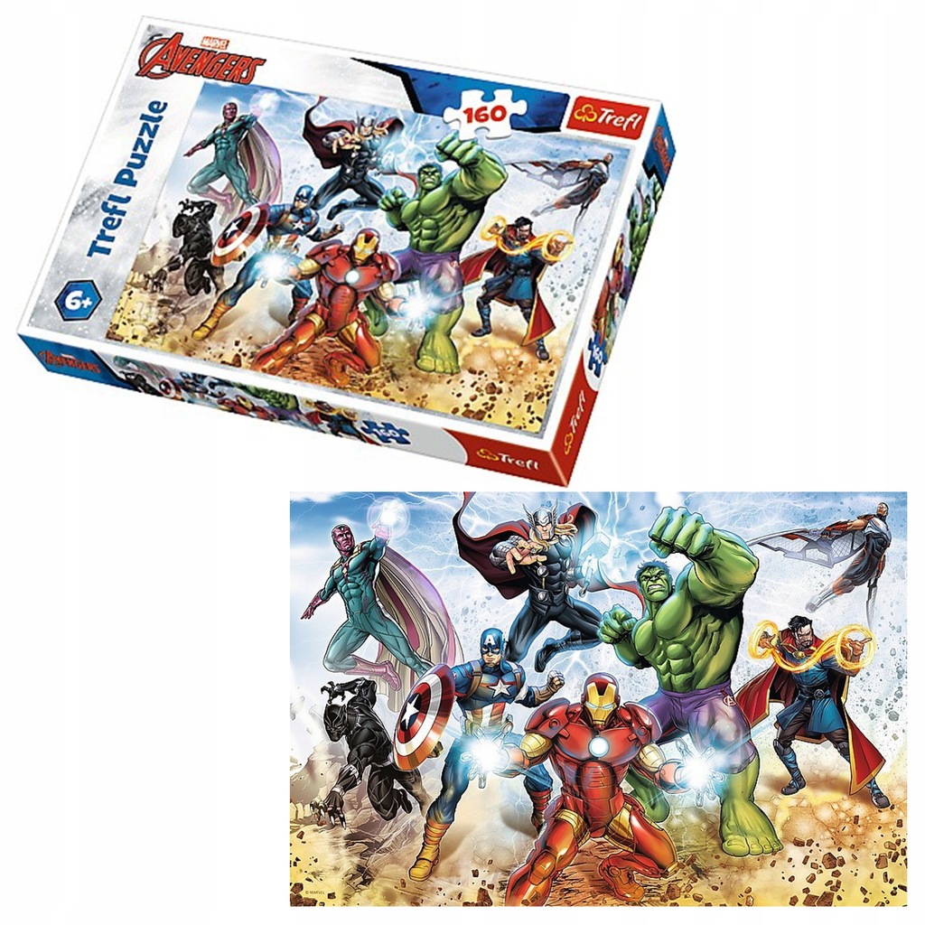 PUZZLE 160 el TREFL Avengers Gotowi ratować świat