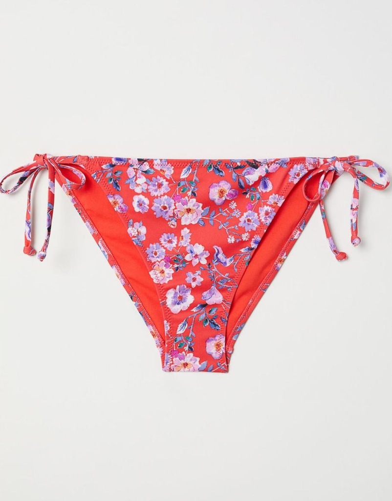 P3E096 H&M__MJ9 DÓŁ OD BIKINI WZÓR KWIATY__L