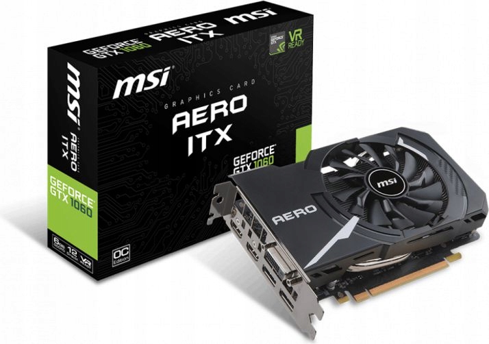 Karta MSI GeForce GTX 1060 6GB AERO ITX OC FV