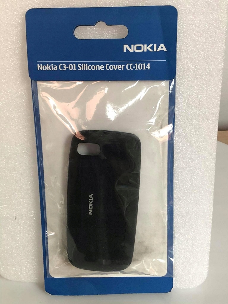 ORYGINALNE ETUI PLECKI NOKIA C3-01CZARNE SILIKON
