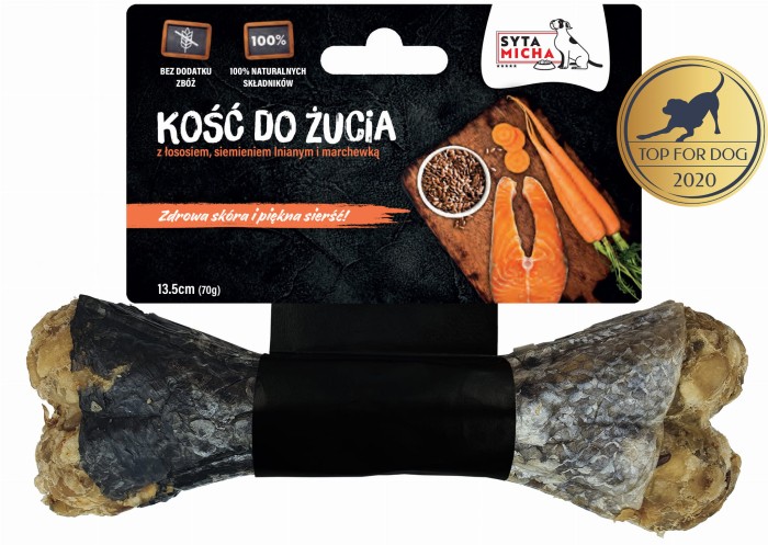 Syta Micha Kość do żucia na piękną sierść 13,5cm
