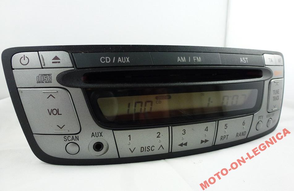 Radio Cd Toyota Aygo Citroen C1 Peugeot 107 +Aux - 7544477060 - Oficjalne Archiwum Allegro