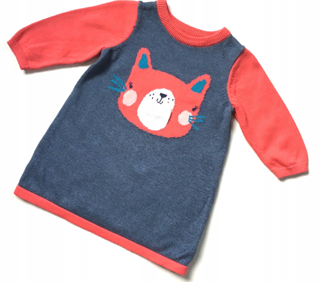 MOTHERCARE sukienka dzianina kot 62/68 3-6m