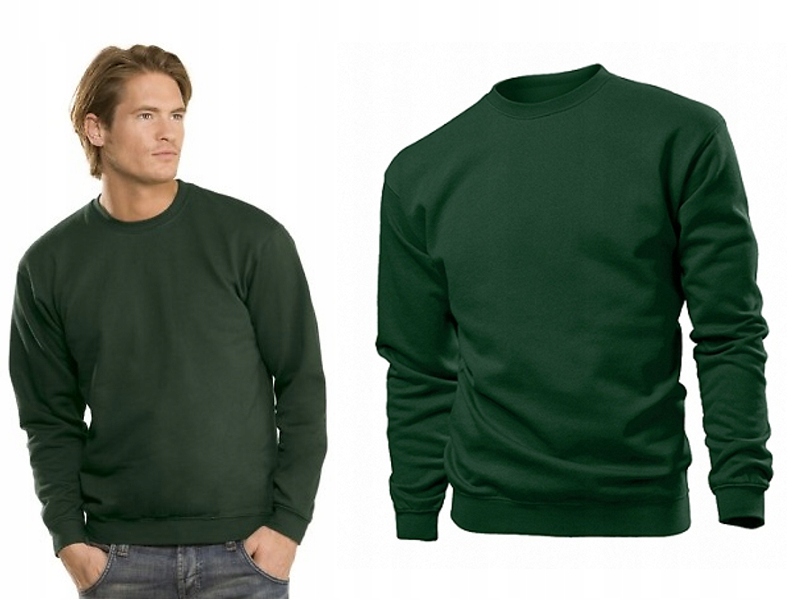 Bluza męska STEDMAN ST4000 zielona rozmiary L