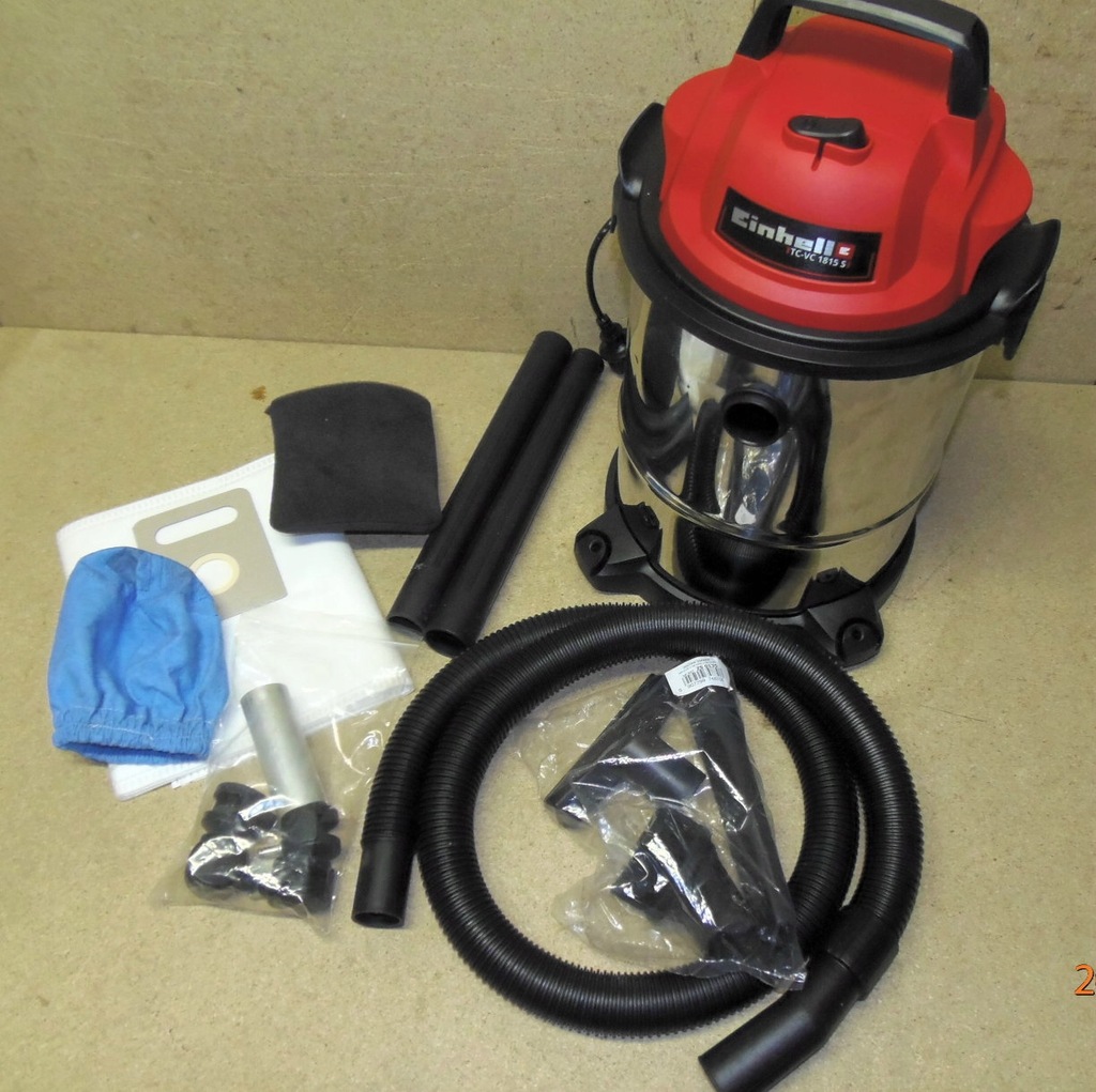 Sacchetti Usa E Getta Aspirapolvere Sacchetti Antipolvere Per Aspirapolvere Einhell TH-VC1815, TC-VC 1812S, TE-VC1930SA - Pack Da 5 Confezione Sacchetti Usa E Getta