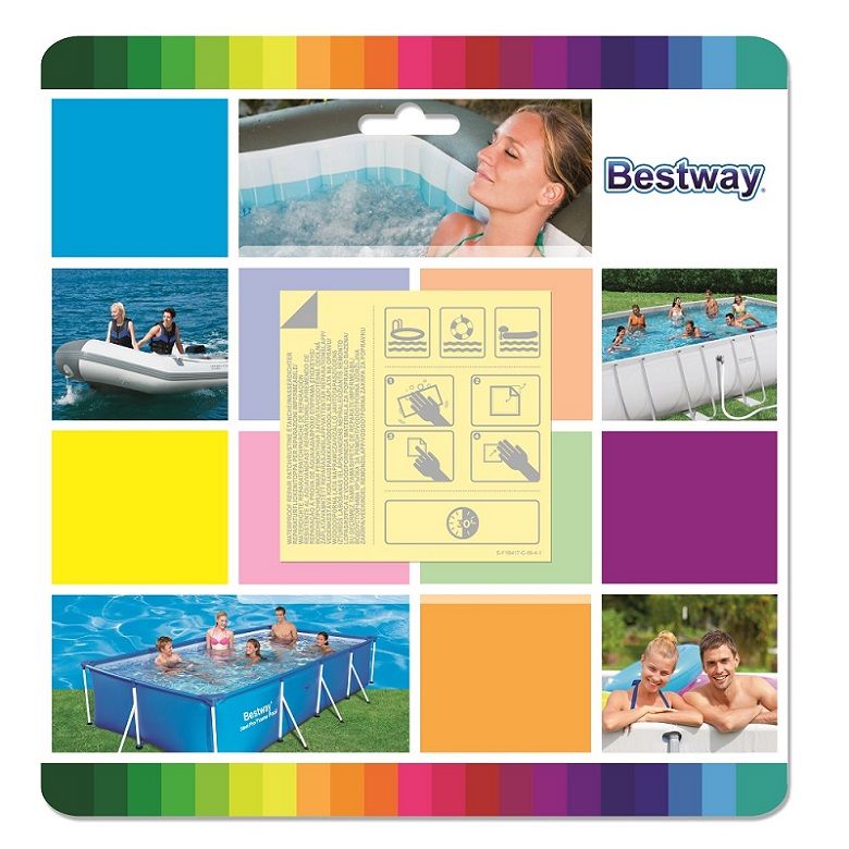 Bestway Zestaw naprawczy wodoodporny 10szt 62091