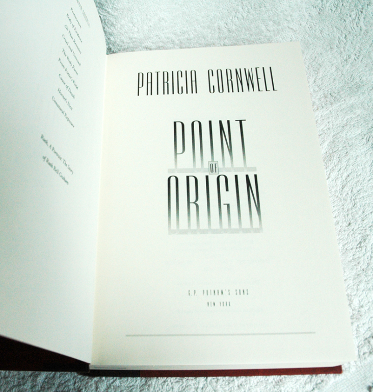 Patricia Cornwell - POINT OF ORIGIN