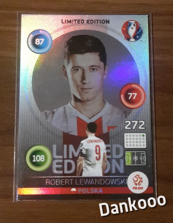 Lewandowski Limited Edition Euro 2016 Panini