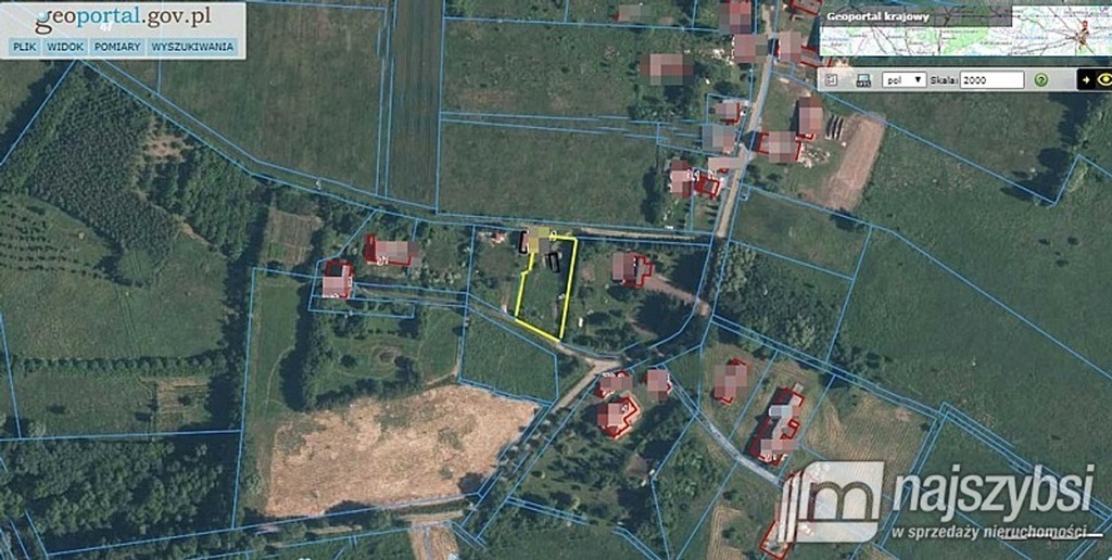 Działka, Wolin, Wolin (gm.), 1500 m²