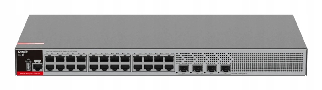 Ruijie Networks RG-S2915-24GT4MS-L łącza sieciowe Zarządzany L2 Gigabi...