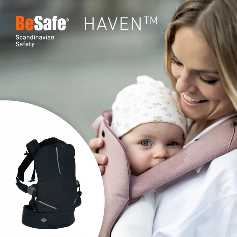 ND19_BS11009565NIB, Nosidełko BeSafe Haven - Basic - czarne