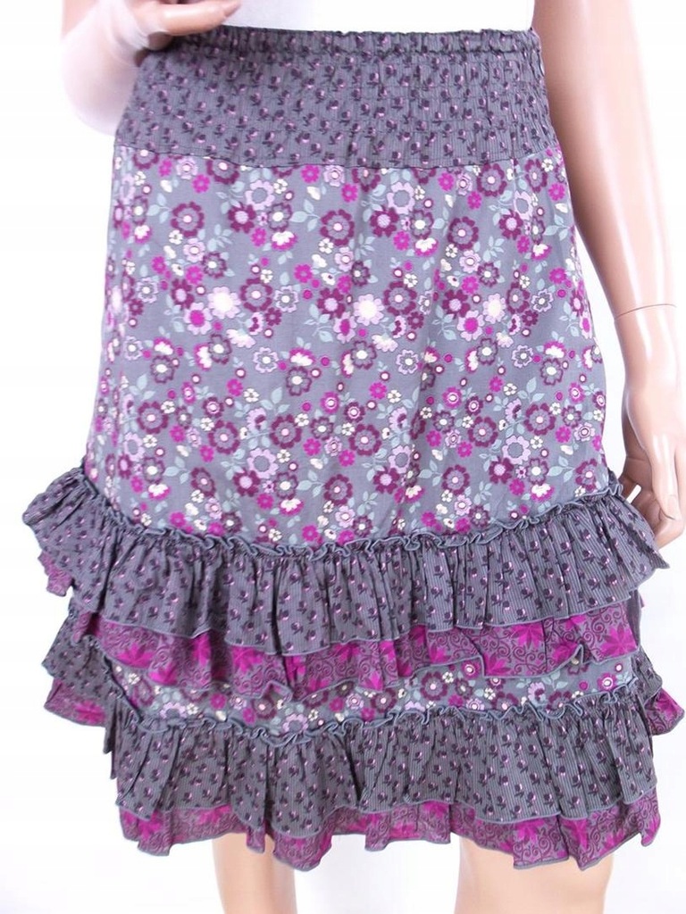 Esprit Spódnica Rozmiar 36 purpurowy wzór bawełna