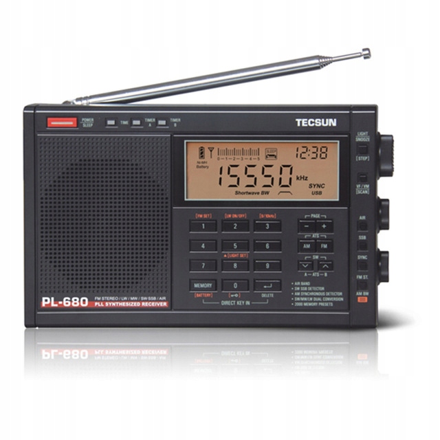 Tecsun PL-680 Radio FM cyfrowe pełnozakresowe