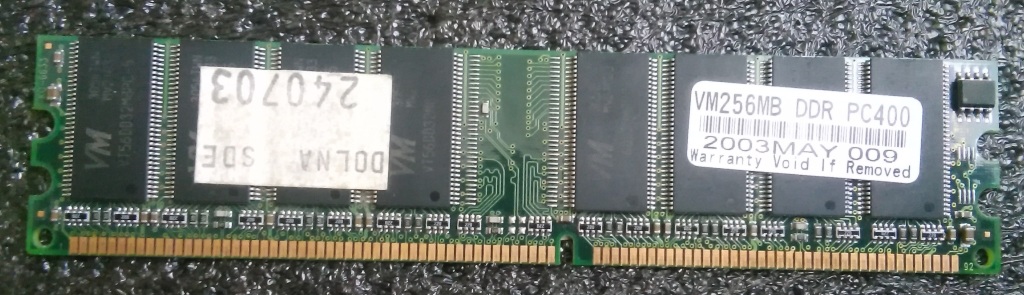 Pamięć ram VM256MB