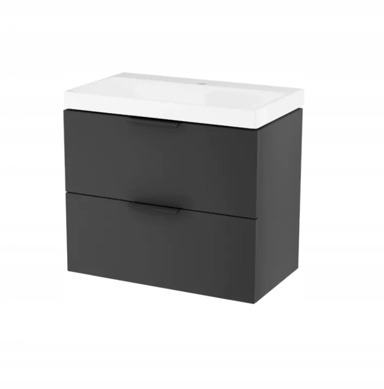 EXCELLENT BLANKO szafka szufl+umyw 65 czarna/BL