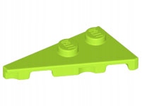 LEGO Lime Wedge Plate 4x2 Lewy 65429 1szt