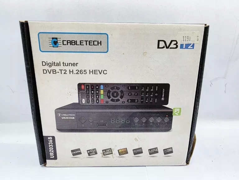 DEKODER CABLETECH TUNER DVB-T2 H.265 HEVC @OKAZJA@