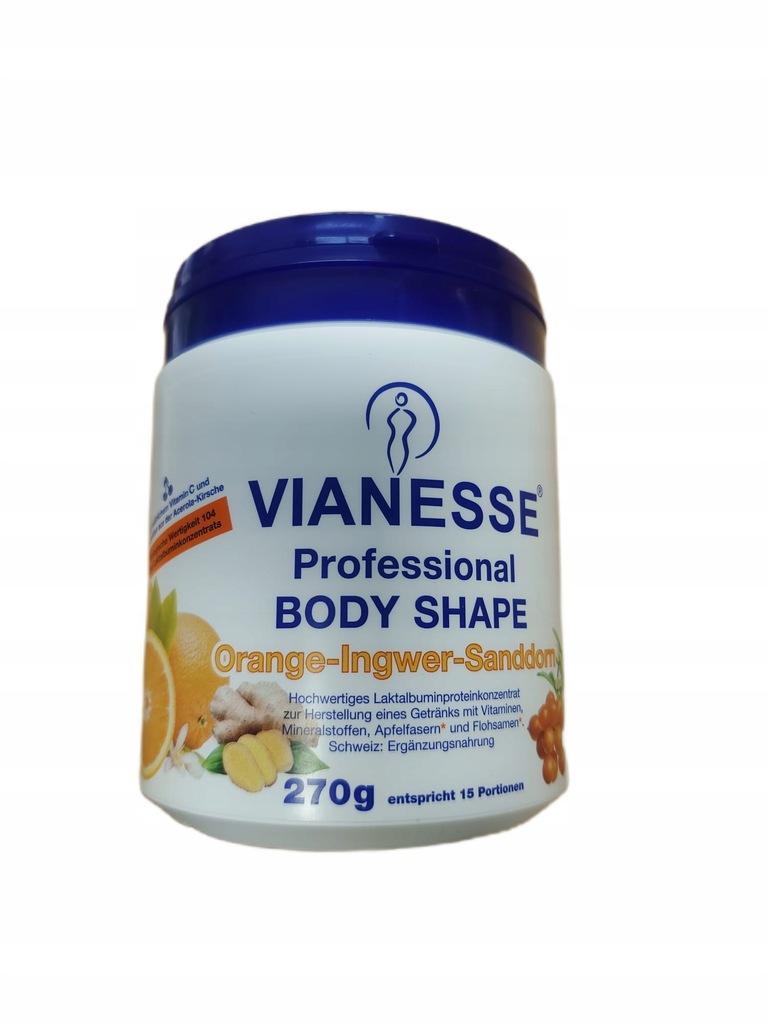 Suplement diety VIANESSE Professional Body Shape Pomarańcz Imbir Rokitnik