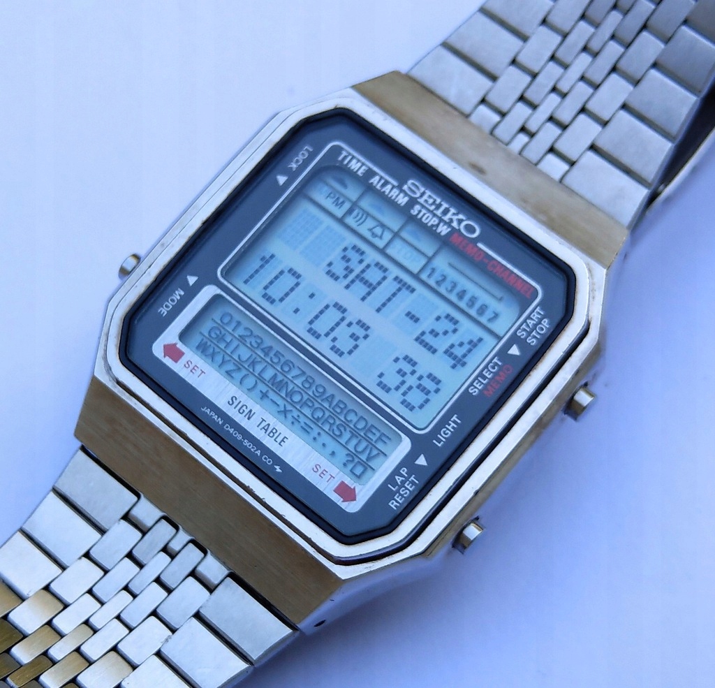 SEIKO D409-5020 メモリーウォッチ デジタル アンティーク SEIKO D409-5020 メモリーウォッチ デジタル アンティーク 【中古
