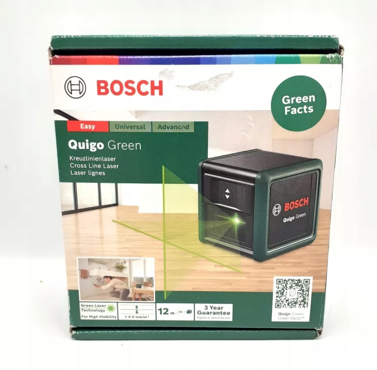 LASER KRZYŻOWY BOSCH QUIGO GREEN
