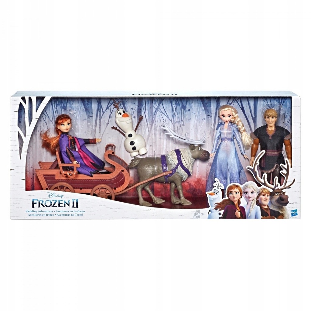 Hasbro E5517 Lalki Frozen Zestaw Bohaterów z sania