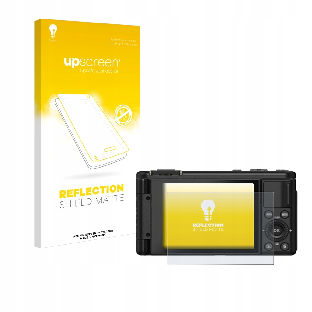 upscreen Reflection Shield Matte Screen Protector for Yashica City 100