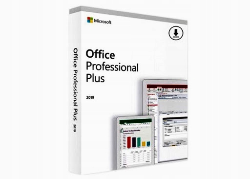 Pakiet Microsoft Office 2019 Word, Exel itp. KLUCZ