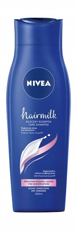 NIVEA Hair Milk Szampon mleczny do włosów cienkich