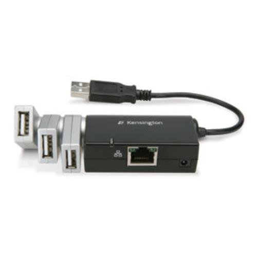 Stacja dokująca 3 x USB Mini Dock gniazdo Ethernet