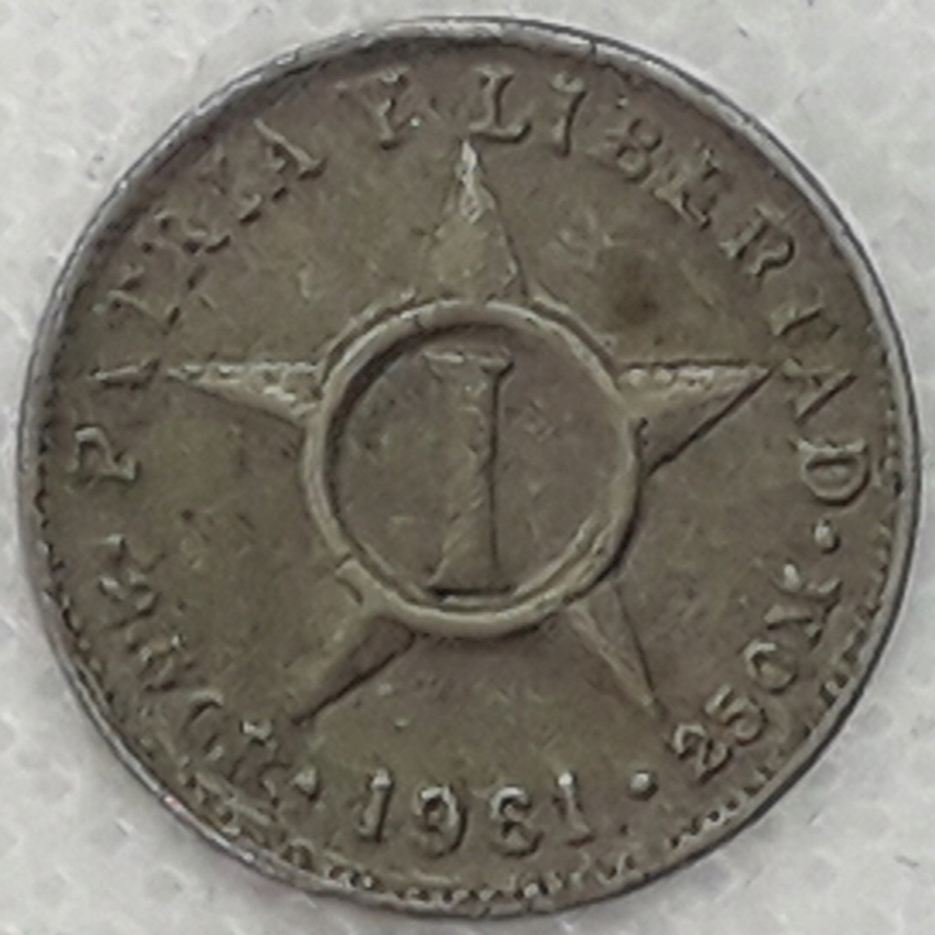 KUBA 1 CENTAVOS 1961