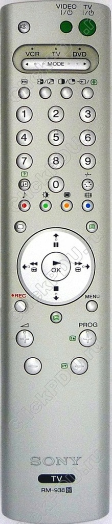 Pilot SONY RM-938 DVD TV VCR RM-937 RM-945 Orygina